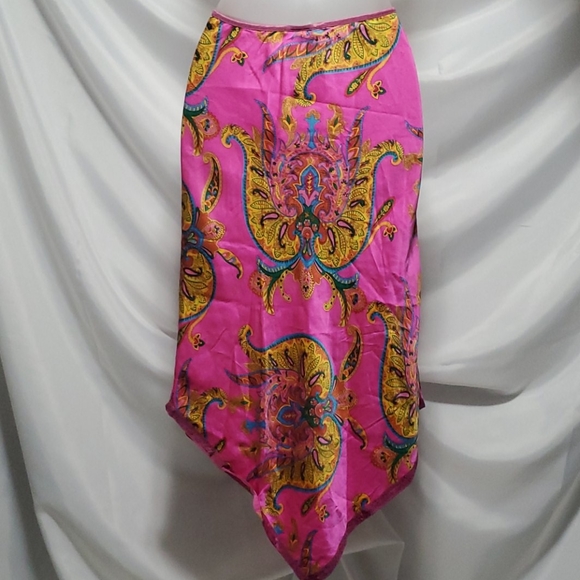 GUC Ticci Tonetto Women's Petite 100% Silk Skirt - Picture 2 of 7